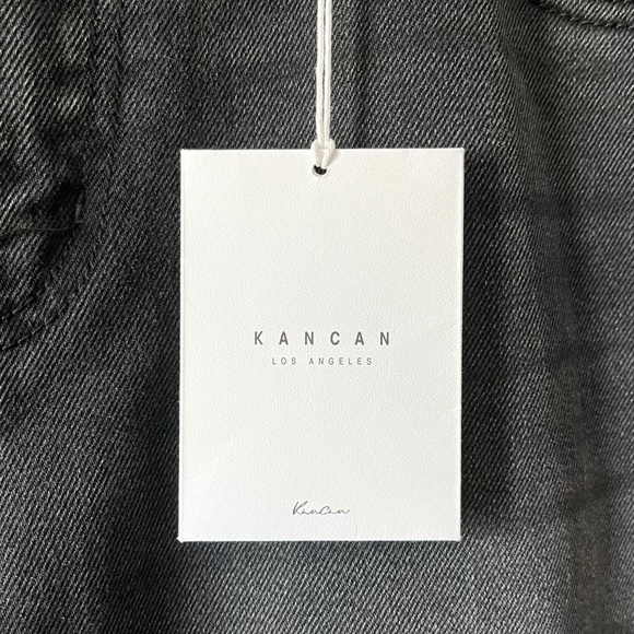 KanCan NEW Ilia High Rise 90s Slim Boyfriend Jeans Dark Gray Size 11/29 - Picture 13 of 16